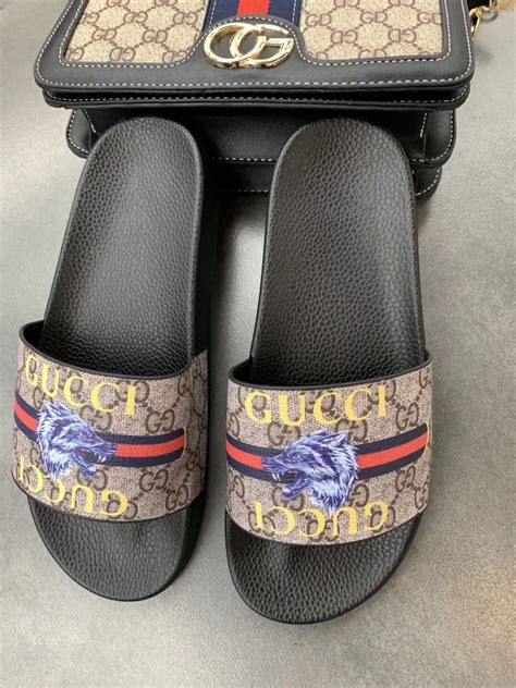 gucci leather slippers replica|knockoff gucci sneakers.